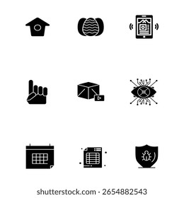 Conjunto de Elementos de diseño de logotipo de iconos