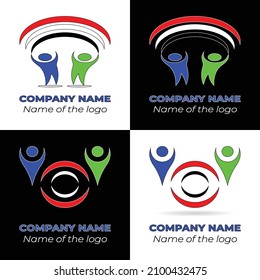 Icons logos of ready companies, logos, vector 