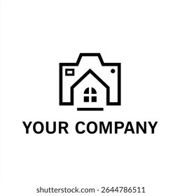 Icônes ou logos pour les sociétés de photographie de caméras immobilières