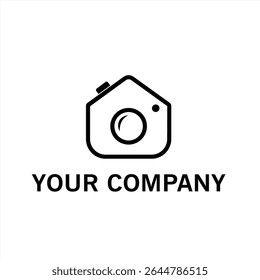 Icônes ou logos pour les sociétés de photographie de caméras immobilières