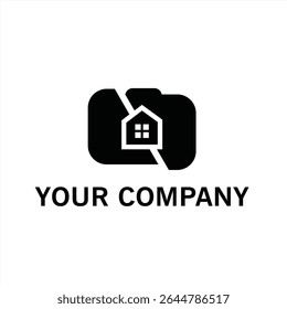 Icônes ou logos pour les sociétés de photographie de caméras immobilières