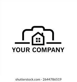 Icônes ou logos pour les sociétés de photographie de caméras immobilières
