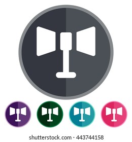 icons loud speakers flat for Web, Mobile and business