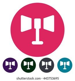 icons loud speakers flat for Web, Mobile and business