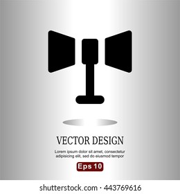 icons loud speakers flat for Web, Mobile and business