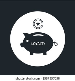 icons for the loyalty program. Line icons. Bonus program. 