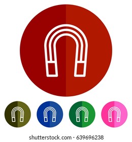 icons magnet for Web, Mobile and business