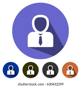 icons man tie for Web, Mobile and business
