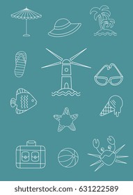 icons marine theme set