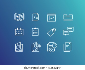 Icons for marketing and analytics