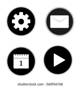 icons, messages, configuration, video, web