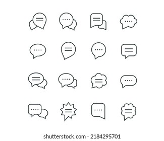 Iconos para mensajes y escritura