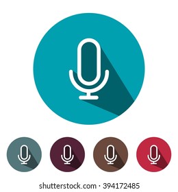 icons mic for Web and Mobile