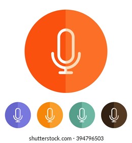 icons mic for Web and Mobile