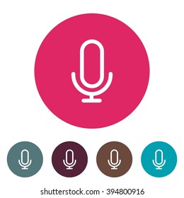 icons mic for Web and Mobile