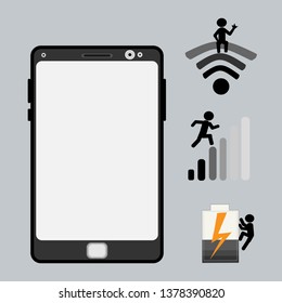  icons  Mobile devices and wireless technology
