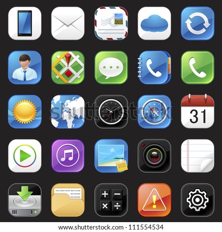 icons for mobile phone