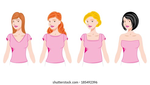 icons and models of necklines