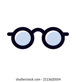 Iconos de las gafas modernas. Vector de gafas.