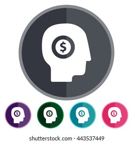 icons money flat for Web, Mobile and business