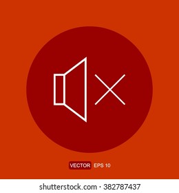 icons mute for Web and Mobile
