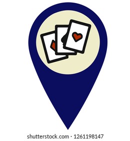 Icons for navigation in the map