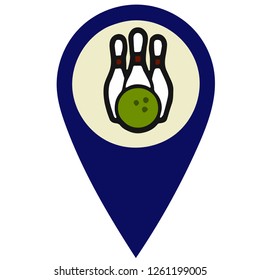 Icons for navigation in the map