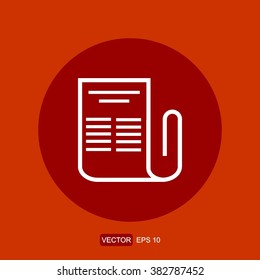 icons newspaper for Web and Mobile