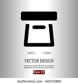 icons office printer flat for Web, Mobile and business