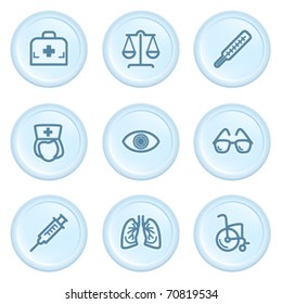 Icons on blue button 13