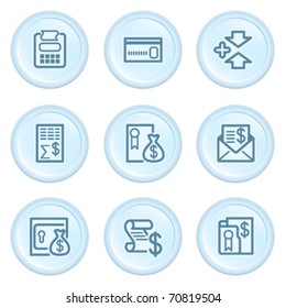 Icons on blue button 14