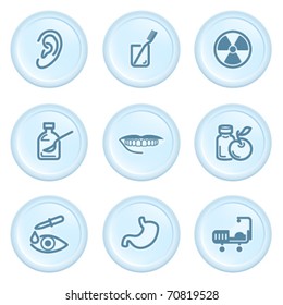 Icons on blue button 15