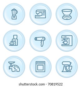 Icons on blue button 19