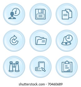 Icons on blue button 2