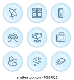 Icons on blue button 21