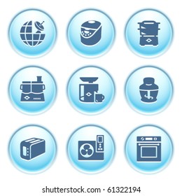 Icons on blue buttons 17
