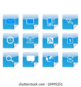 icons on stickers