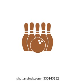 Icons on the theme of "Bowling".