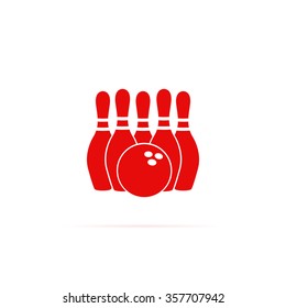 Icons on the theme of "Bowling".