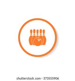 Icons on the theme of "Bowling".