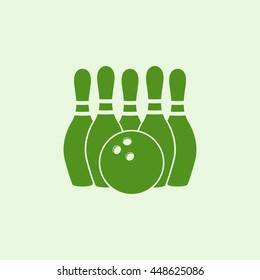 Icons on the theme of "Bowling".