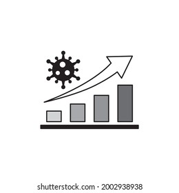 icons on the theme of coronavirus - vector logo illustration
