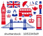 Icons on a theme of England