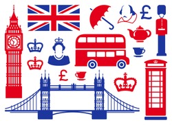 Icons On A Theme Of England