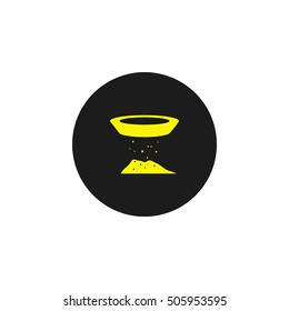Icons on the theme of a gold digger.