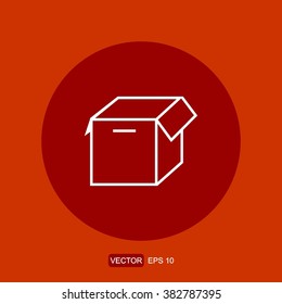 icons open box for Web and Mobile