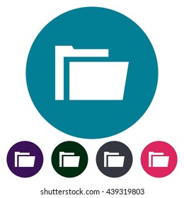 icons open folder for Web, Mobile and business