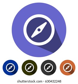 icons orientation compass for Web, Mobile and business