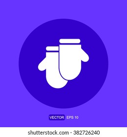 icons pair gloves for Web and Mobile