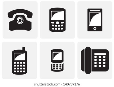 icons with phone
